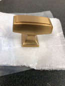 Amerock BP535342CZ Mulholland 1-1/2 Inch Rectangular Cabinet Knob - Champagne Bronze