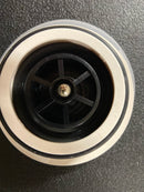 Elkay LKQD35 Polymer 3-1/2" Disposer Flange with Removable Basket Strainer and Rubber Stopper - Parchment