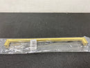 Berenson 2106-40SG-P Elevate 12-19/32" (320 mm) Center to Center Modern Wide Thick Square Appliance Handle / Appliance Pull - Satin Gold