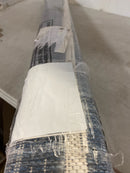 JONATHAN Y Berber Stripe Indoor Outdoor Area Rug 4X6 Blue/Ivory, Colonia for Backyard, Patio, Porch, Easy-Cleaning, High Traffic, Pet-Friendly, Non-Shedding (SMB125C-4)