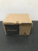 Schlage F10LAT618CEN Latitude Passage Door Lever Set with the Decorative Century Trim - Polished Nickel