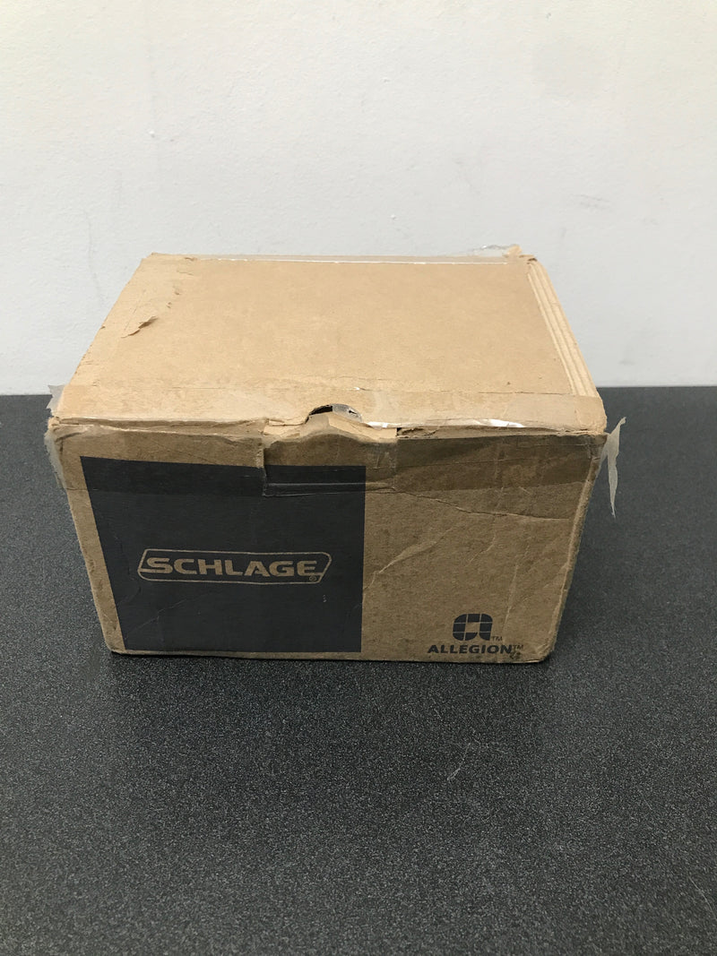 Schlage F10LAT618CEN Latitude Passage Door Lever Set with the Decorative Century Trim - Polished Nickel