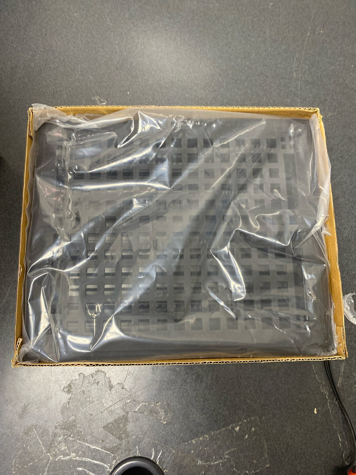 Signature Hardware 302135 Mission Cast Iron Floor Register - 8" x 10" - Black Powder Coat