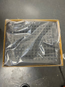 Signature Hardware 302135 Mission Cast Iron Floor Register - 8" x 10" - Black Powder Coat