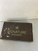 Signature Hardware SHHB8010CP Hibiscus Pressure Balanced Valve Trim Only - Less Rough-In Valve - Chrome