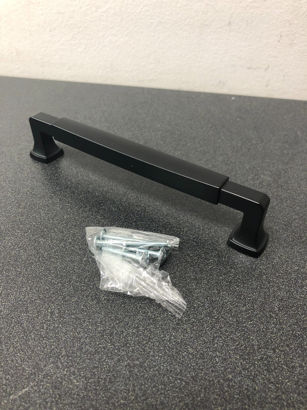 Amerock BP36889FB Stature 6-5/16 Inch Center to Center Handle Cabinet Pull - Matte Black