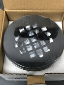Kohler K-22676-BL Round Grid Shower Drain - Matte Black