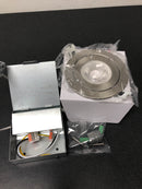 DALS Lighting FGM4-3K-SN Flat Gimbal 4" Adjustable LED Canless Recessed Fixture - 3000K - Satin Nickel