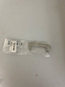 Emtek Select Knurled Cabinet Pull with Satin Nickel (US15) Stem Finish - Choice of Size - 84052.RECUS15.KNUS15 - Center-to-Center: 3 1/2"