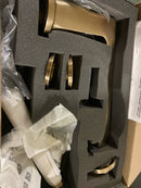 Brizo T67498-GLLHP Levoir Deck Mounted Roman Tub Filler with H2Okinetic Technology and Handshower - Less Handles - Luxe Gold