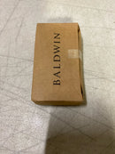 Baldwin 4863190 3" x 1-1/2" Illuminated Rectangular Door Bell from the Estate Collection - Satin Black