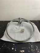 Design House 558205 Kassel 7" Wide Towel Ring - Polished Chrome