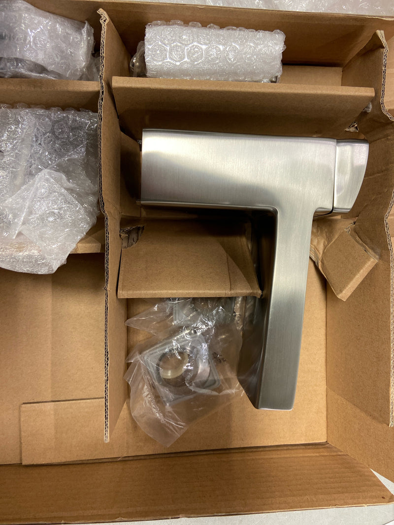 Pfister RT6-5DFK Kenzo Deck Mounted Roman Tub Filler Trim with Metal Lever Handles - Brushed Nickel