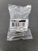 Alno A626-14-PN Charlies 1-1/4" Round Ridged Traditional Mushroom Solid Brass Cabinet Knob Drawer Knob - Polished Nickel