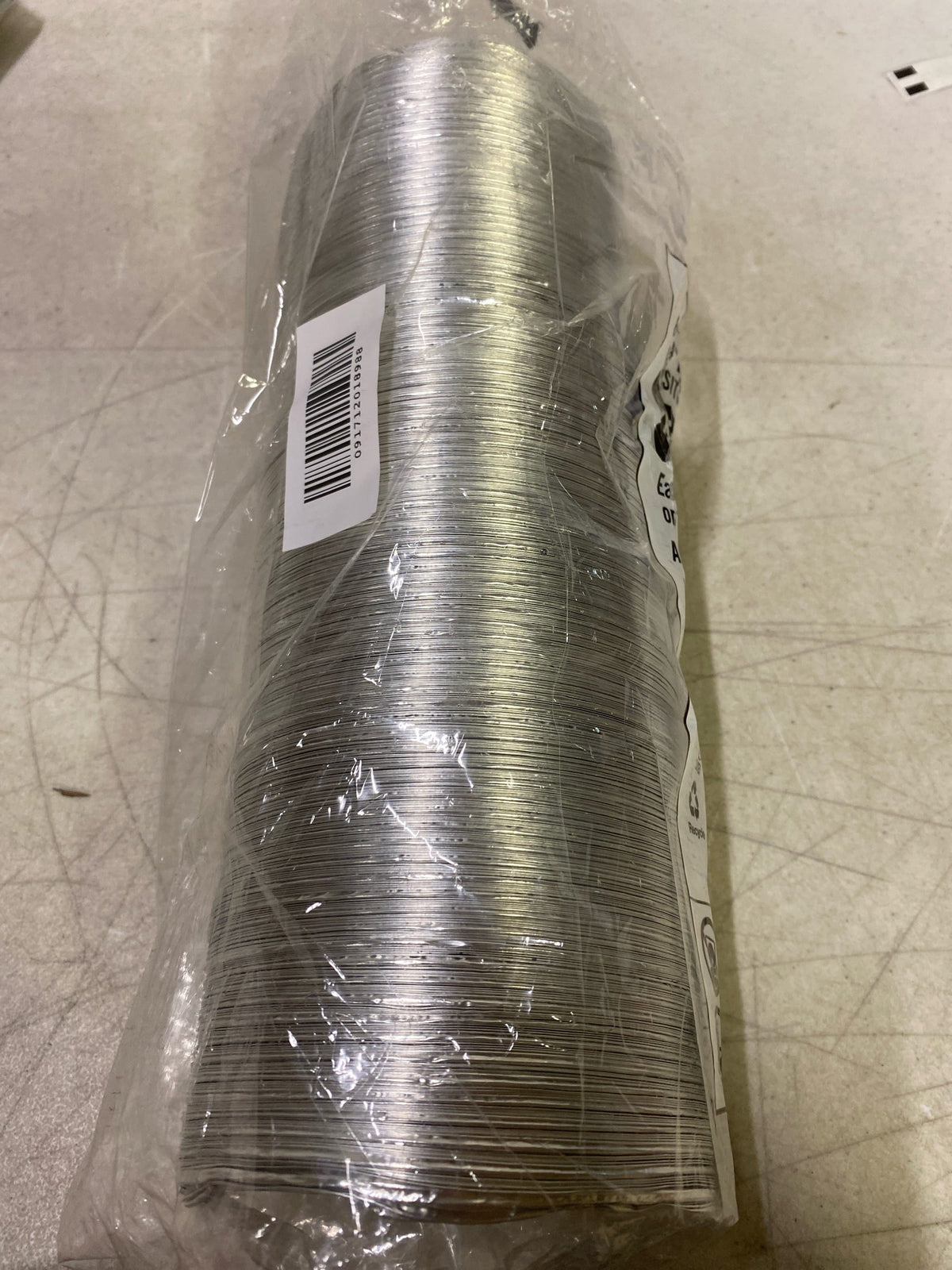 Everbilt 8’ X 4” Diameter Flexible Dryer Transition Duct - Includes 2 Clamps
