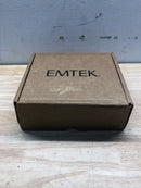 Emtek 5050HECUS4LH Hercules Left Handed Non-Turning Two-Sided Dummy Door Lever Set with Square Rose from the Brass Modern Collection - Satin Brass