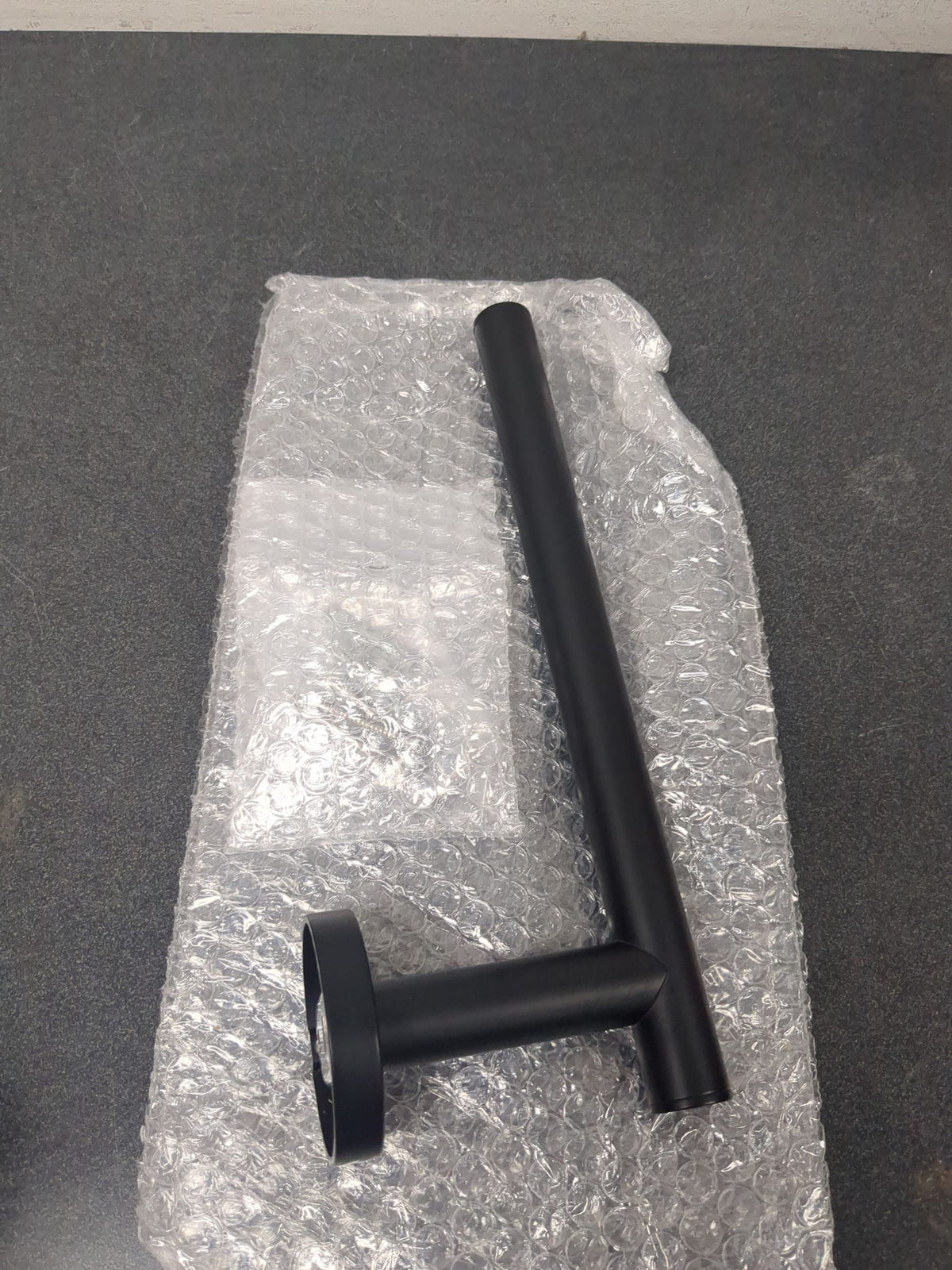 ICO Bath V67325 Lava 8" Towel Bar - Matte Black