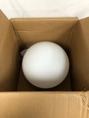 Dainolite PAO-121SF-MB Paola 12" Wide Semi-Flush Globe Ceiling Fixture - Matte Black