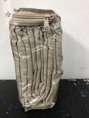 Allen + Roth 84-in Cream Blackout Thermal Lined Back Tab Single Curtain Panel