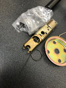 Berlin Modisch Privacy Lever Door Handle Designer Series Easy to Open Locking Lever Set [for Bedroom or Bathroom] Reversible for Right & Left Sided Doors Heavy Duty - Iron Black Finish