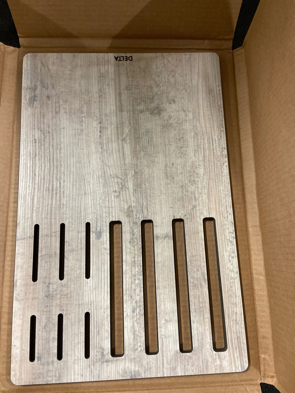 Delta ABU24 HPL WO Sink Cutting Board White Oak 11” x 16.8”