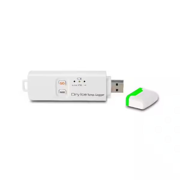 Triplett TMDL20 Single-Use USB Dry Ice Datalogger (Minus 112°F/Minus 80°C)