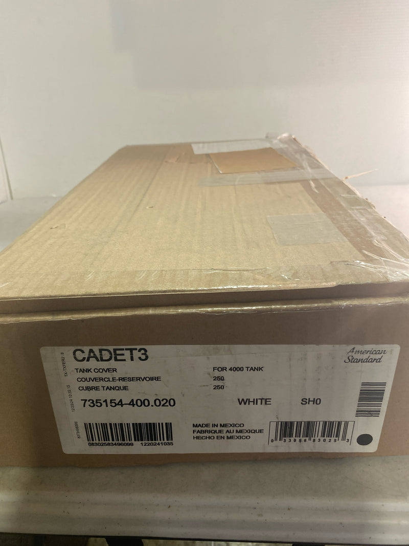 American Standard 735154-400.020 Cadet 3 Toilet Tank Lid Only - White