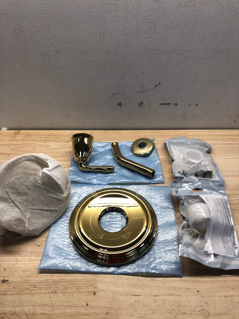 Kohler K-TS396-4G-PB Devonshire Shower Only Trim Package with 1.75 GPM Single Function Shower Head - Polished Brass
