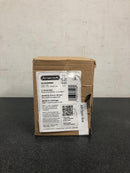 Amerock HBX36686MBBBZ | Burbank Single Prong Decorative Wall Hook | Matte Black/Golden Champagne Hook for Coats, Hats, Backpacks, Bags | Hooks for Bathroom, Bedroom, Closet, Entryway, Laundry Room