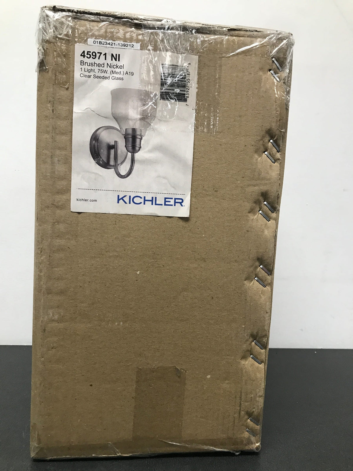 Kichler Avery 5.5-in W 1-Light Brushed Nickel Transitional Wall Sconce