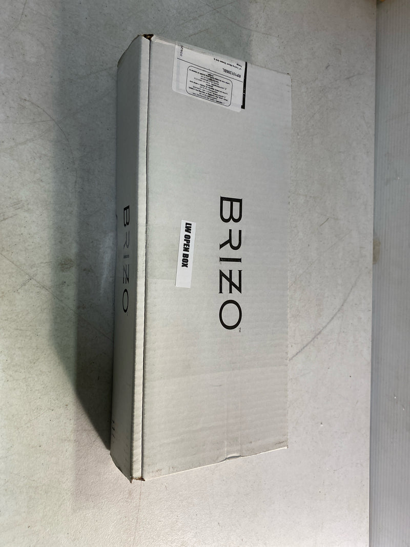 Brizo RP101286BL Essential 14" Ceiling Mounted Shower Arm with Square Flange - Matte Black