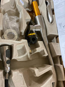 KOHLER Simplice Vibrant Stainless 1-Handle Deck-Mount Pull-Down Handle Kitchen Faucet (Deck Plate Included)