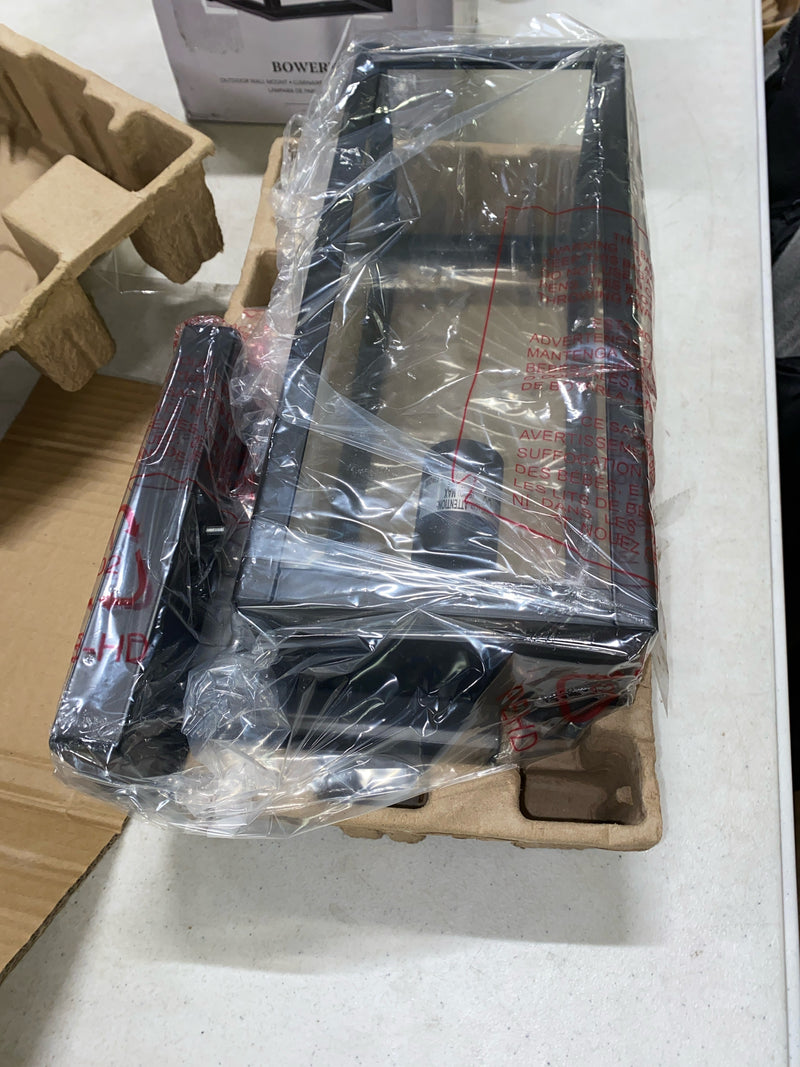 Globe Electric 44176 Matte Black Hurley Single Light 16" Tall Outdoor Wall Sconce