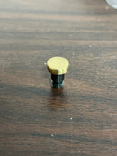 Emtek 2242US7 3/4 Inch Height Solid Brass Extended Button Tip for Hinge Pivot Stop - French Antique