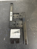 Knape and Vogt KV8071PEZEB14 14 Inch 3/4 Extension Ball Bearing Cabinet Door Pivot Slide with 30 Pound Weight Capacity - Pair - Black