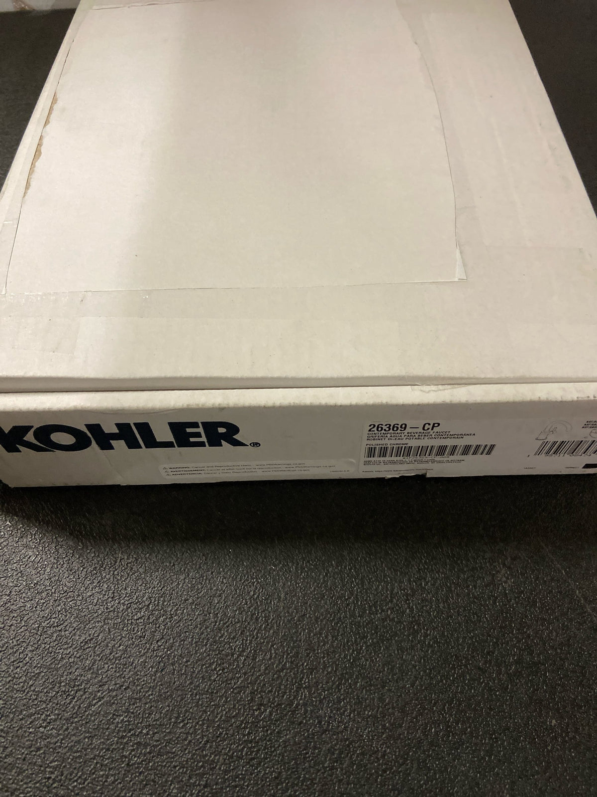 Kohler K-26369-CP Contemporary Beverage Faucet - Polished Chrome