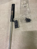 Deltana 12EFB19 12" Extension Solid Brass Heavy Duty Flush Door Security Bolt - Black