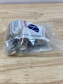 Hickory Hardware P295-SC Partial Inset Traditional Cabinet Door Hinge with Self Closing Function (Package of 2) - Satin Cloud