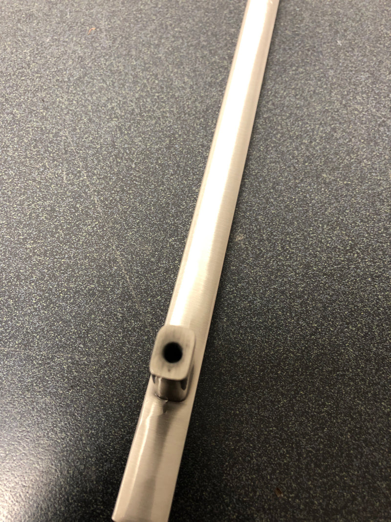 Amerock | Cabinet Pull | Satin Nickel | 6-5/16 inch (160 mm) Center to Center | Cyprus | 1 Pack | Drawer Pull | Drawer Handle | Cabinet Hardware