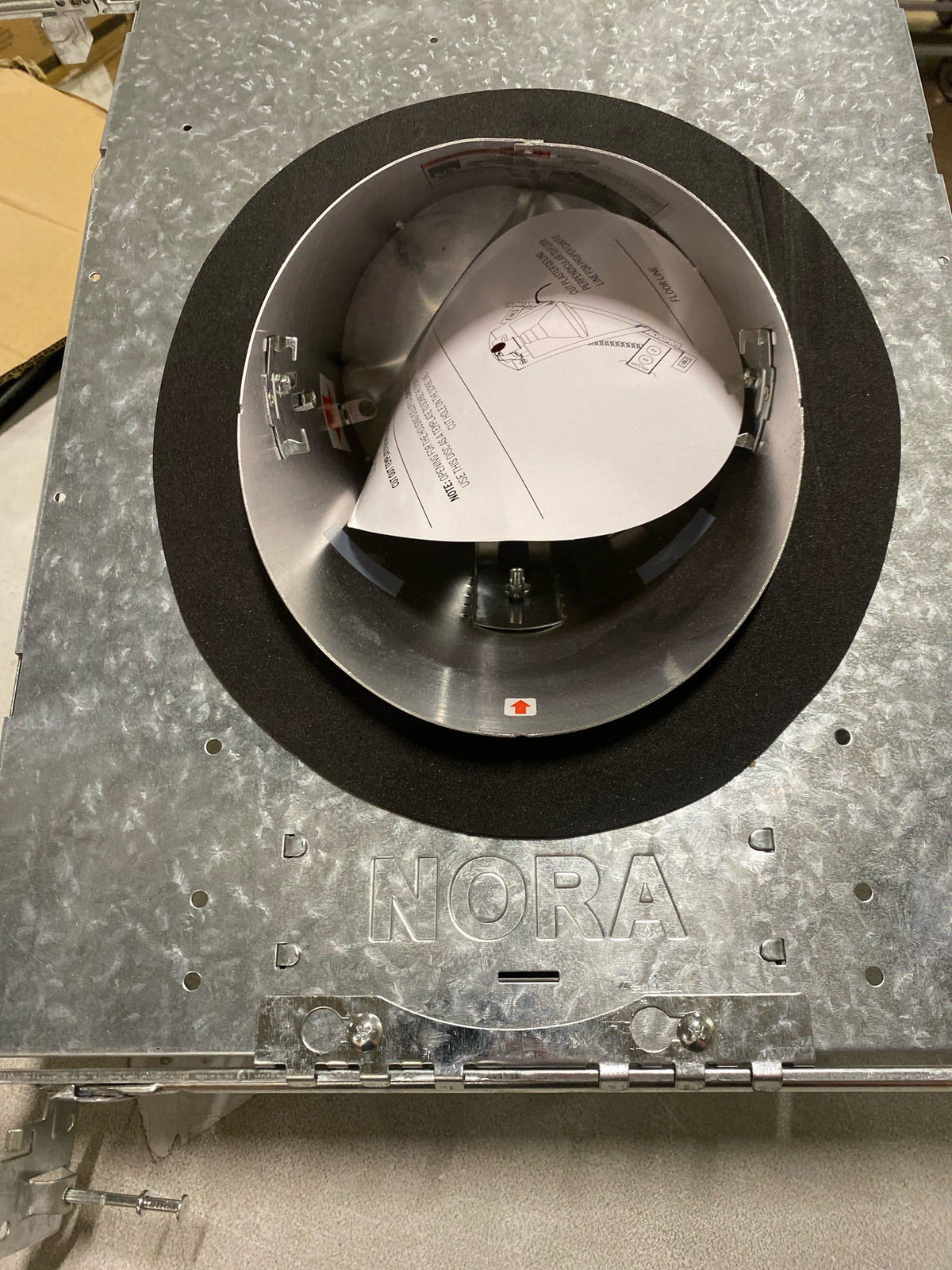 Nora Lighting NHIC-928QAT 6" Super Sloped IC Air-Tight Line Voltage Housing