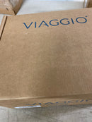 Viaggio Quadrato Rosette Backset Passage with Double Dummy Levers R6