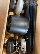 MinkaAire F671L-CL Pure 48" 3 Blade Indoor LED Flush Mount Ceiling Fan with Wall Control Included - Coal