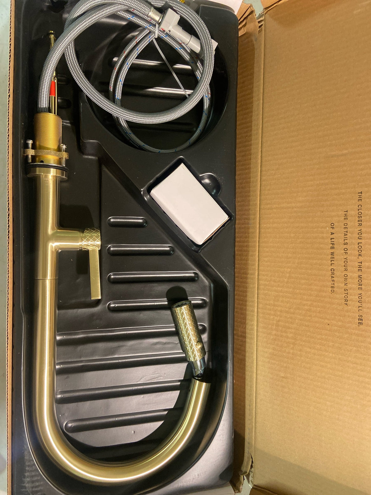 Rohl TE55D1LMAG Tenerife 1.75 GPM Single Hole Pull Down Kitchen Sink Faucet - Antique Gold