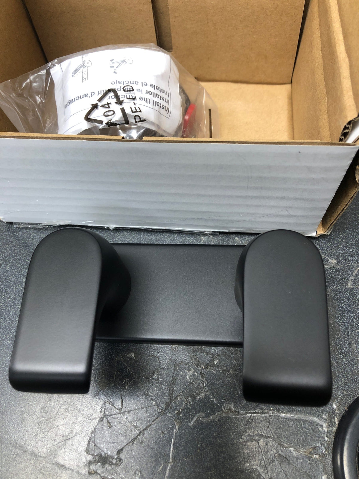 Kohler K-97500-BL Avid Double Robe Hook in Matte Black