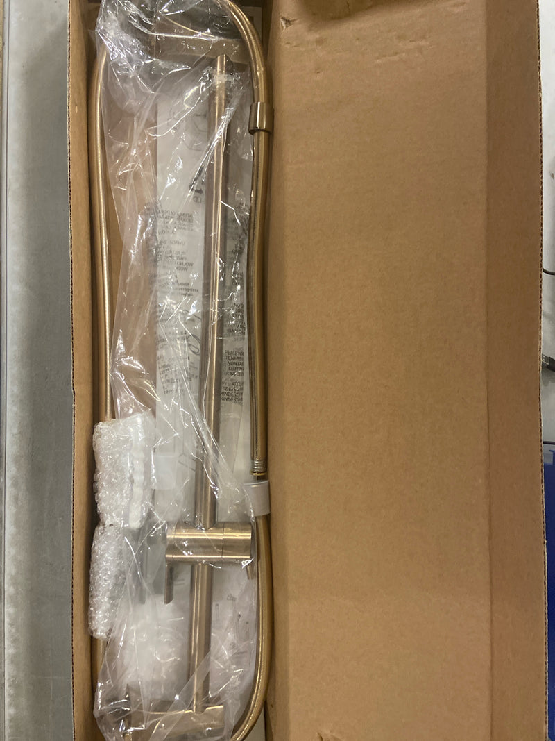 hansgrohe Locarno 4-inch Wallbar in Brushed Bronze, 04829140