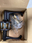 Weslock 00240V1V1FR23 Somerset Entry Lock with Adjustable Latch and Full Lip Strike Oil Rubbed Bronze Finish