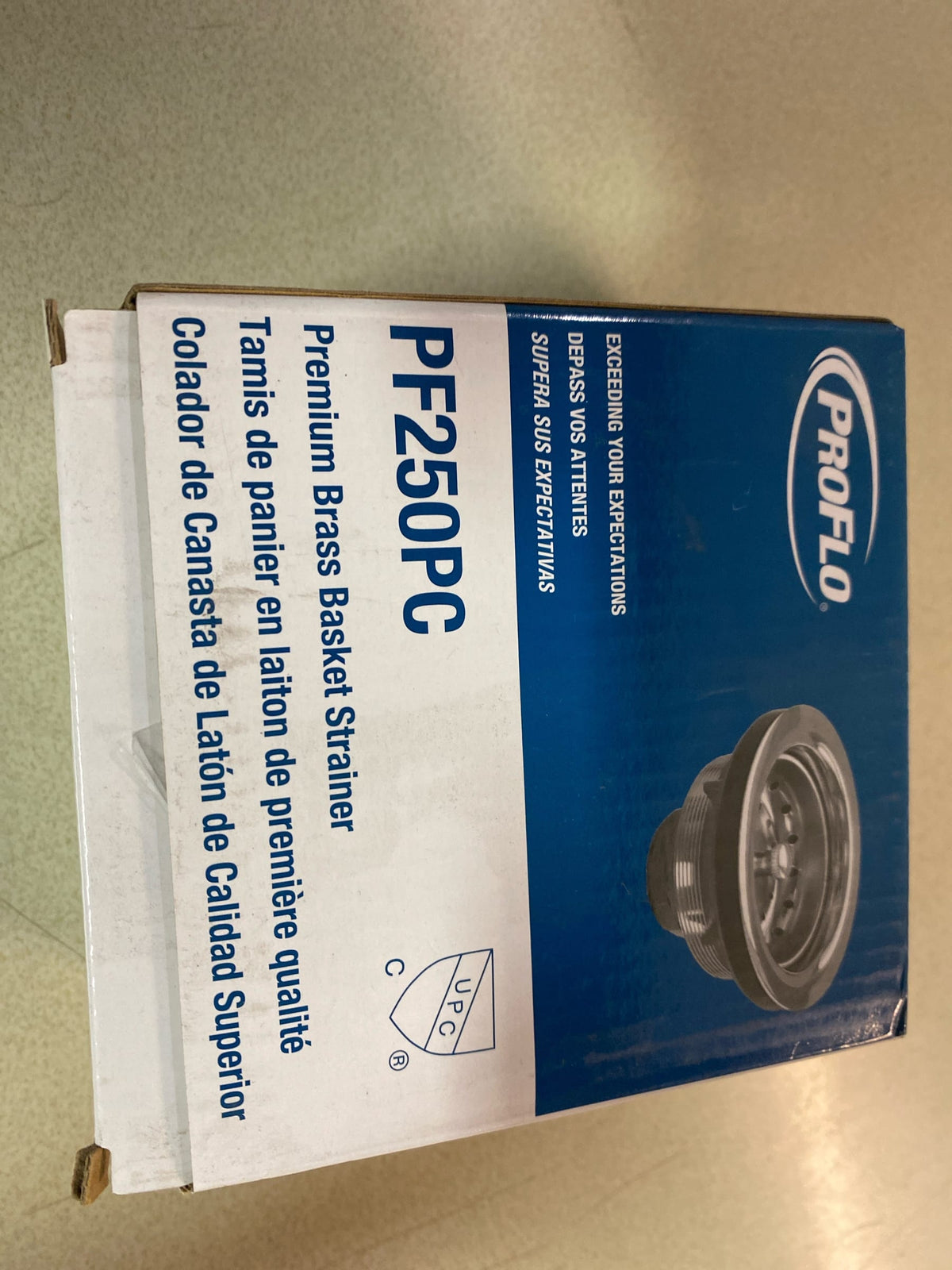 PROFLO PF250PC 3-1/2" Basket Strainers - Chrome