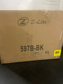 Z-Lite 597B-BK Laurent 23" Tall Marine Grade Wall Sconce with Shade - Black