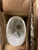 Justice Design Group FAL-8444-30-NCKL LumenAria 4 Light 37" Wide Bathroom Vanity Light with Oval Shades - Brushed Nickel