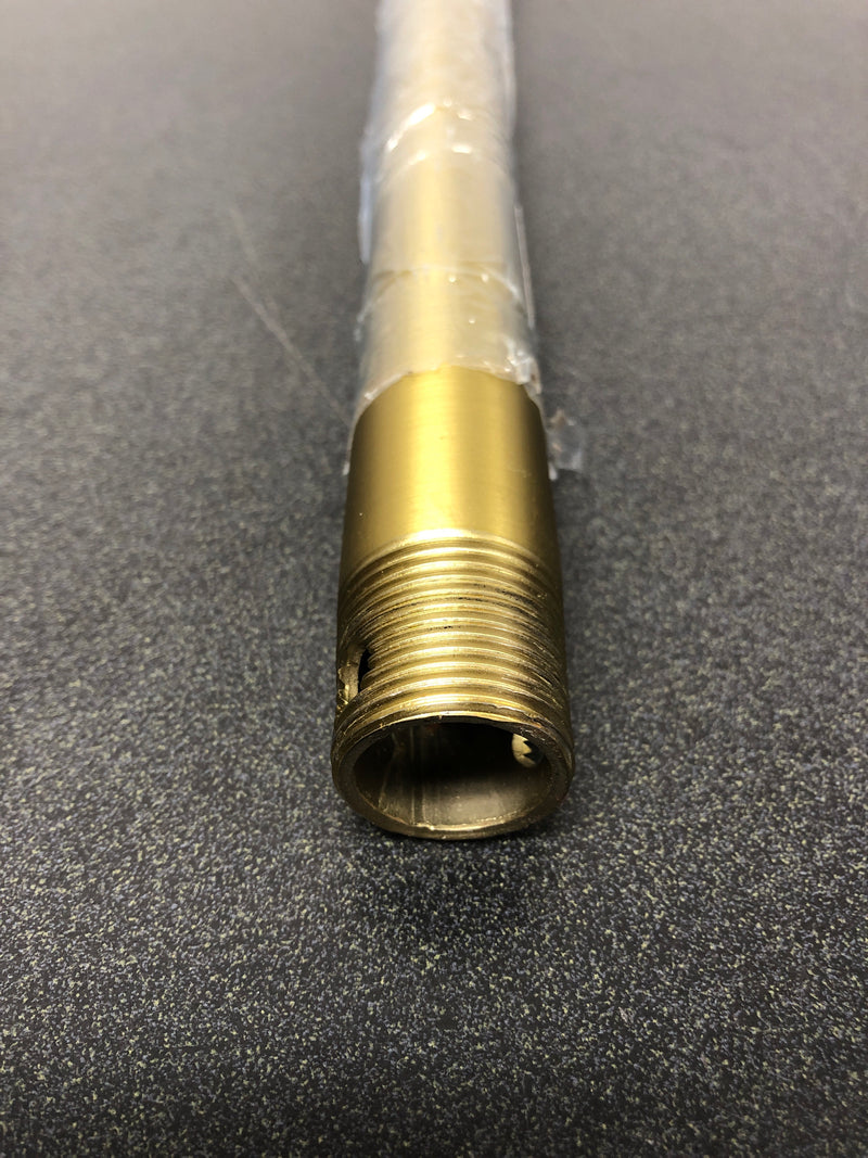 MinkaAire DR512-SBR 12" Ceiling Fan Downrod for 9 Ft Ceilings - Soft Brass